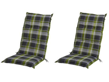 Lot de 2 coussins pour chaise de jardin, 120 x 50 cm LIVARNO home