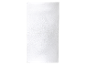 Een witte badhanddoek.