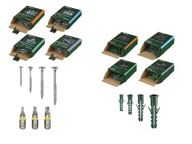 PARKSIDE® Assortiment de vis ou de chevilles