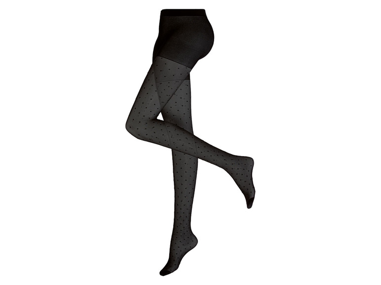 Ga naar volledige schermweergave: esmara® Zwarte panty met platte naden - afbeelding 2