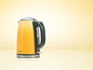 Une bouilloire jaune SilverCrest.