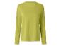 T-shirt à manches longues vert lime pour femme