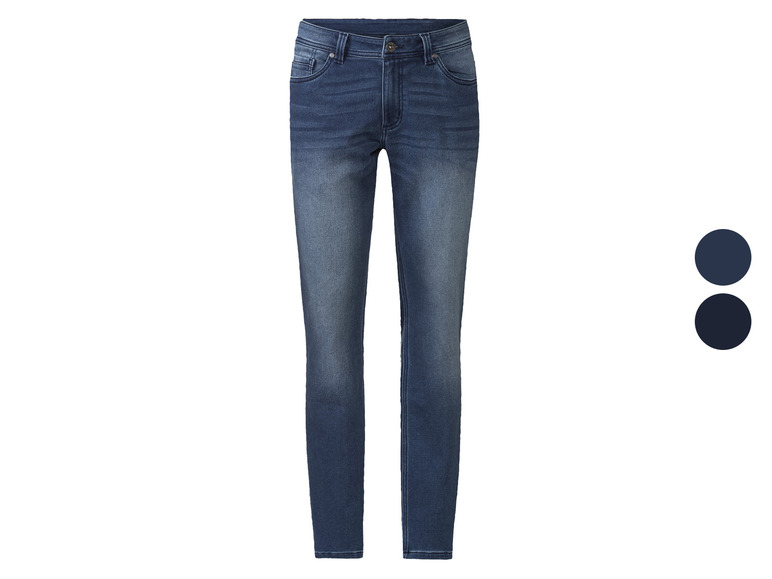 Ga naar volledige schermweergave: LIVERGY® Slim fit sweatdenim jeans van een katoenmix - afbeelding 1