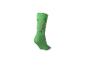 Chaussette verte avec trèfles et chiffres colorés, parfaite pour la Saint-Patrick.