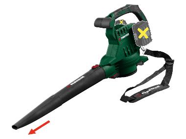 Aspirateur souffleur/broyeur sans fil 40 V PARKSIDE® PLSA