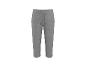 Pantalon de jogging capri gris pour femme avec cordon de serrage à la taille.