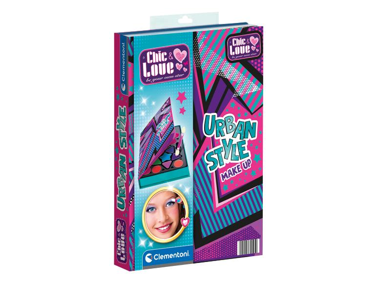Coffret de maquillage Urban Style Chic & Love de Clementoni.