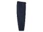 Donkerblauwe cargo broek met elastiek aan de taille.