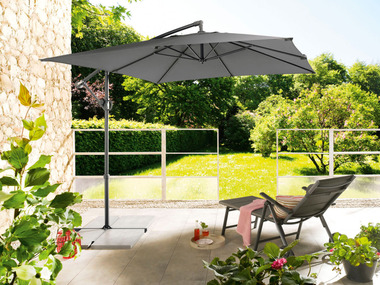 LIVARNO home Zwevende parasol, Ø 238 cm