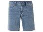Shorts en jean bleu clair.