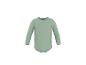 Lichtgroene baby romper met lange mouwen