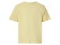 T-shirt homme jaune clair à manches courtes, vue de dos