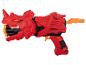 Een rode Super Soaker Rapid Fire waterpistool.