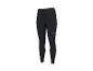 Legging d'entraînement noir pour femme avec cordon de serrage et poches zippées.