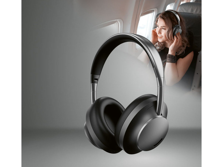 Ga naar volledige schermweergave: Koptelefoon met Noise Cancelling, Bluetooth® SILVERCREST® - afbeelding 9