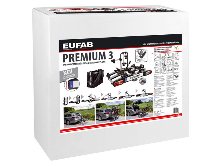 Ga naar volledige schermweergave: EUFAB Fietsendrager »Premium III« - afbeelding 6