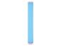 Lampe LED tubulaire bleue sur fond blanc