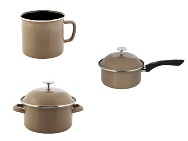 Cocotte, casserole ou pot à lait en émail LIVARNO home
