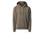 Olijfgroene hoodie met NYC logo.