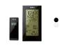 Digitale weerstation met LCD-display en buitensensor, toont temperatuur en luchtvochtigheid.
