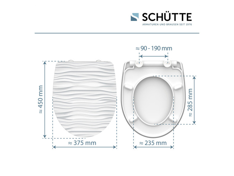 Ga naar volledige schermweergave: Schütte WC-zitting hoogglans met soft-close-mechanisme en snelsluiting - afbeelding 55