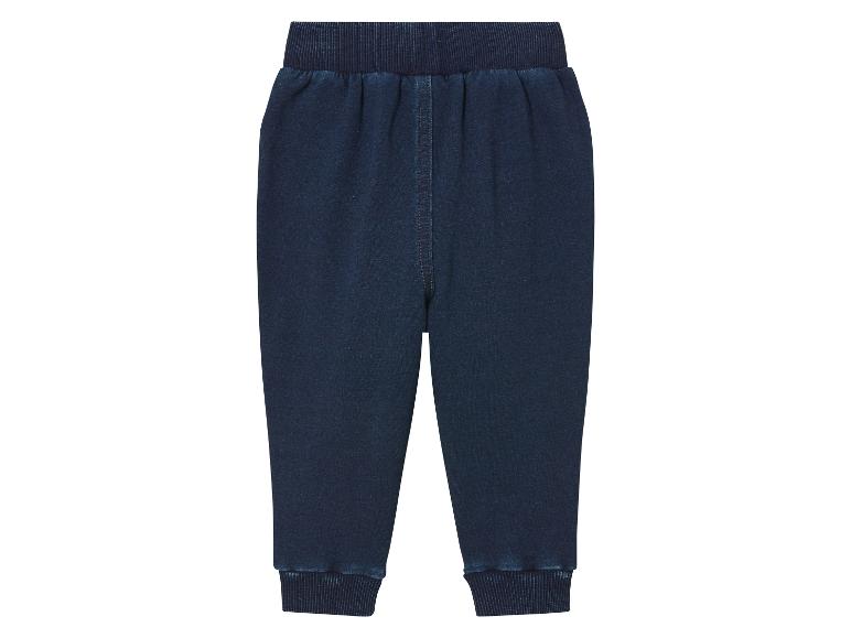 Pantalon de jogging bleu foncé pour enfants.