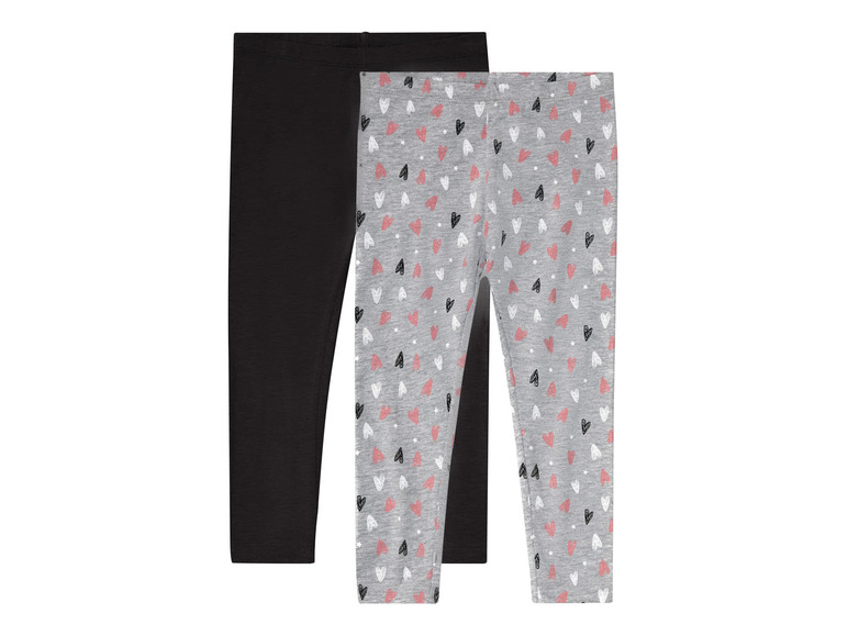 Aller en mode plein écran lupilu® Set de 2 leggings en un mélange de coton - Photo 2