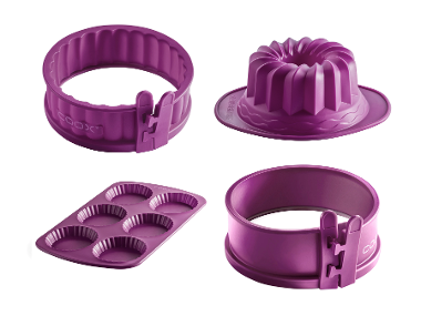 Coox Set de moules à pâtisserie - lilas