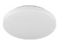 Plafonnier ou applique murale ronde blanche au design minimaliste.