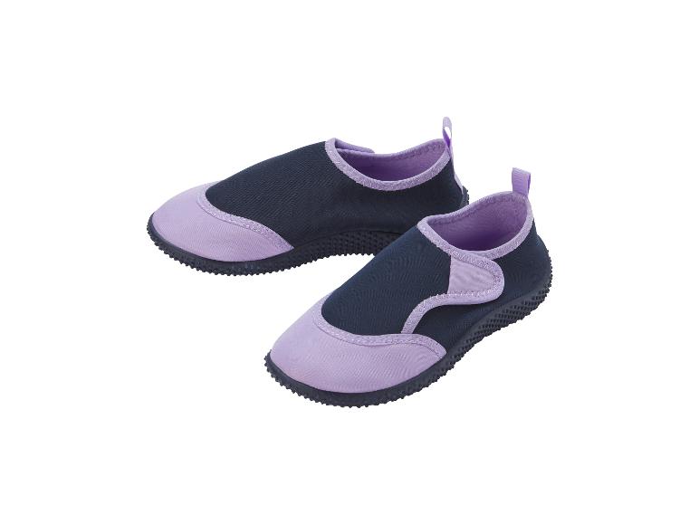 Paarse en zwarte waterschoenen voor kinderen