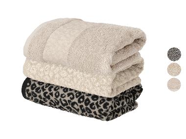 Serviettes de bain, 2 pièces, 50 x 100 cm LIVARNO®