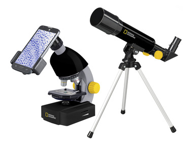 National Geographic Set d'astronomie et microscopie