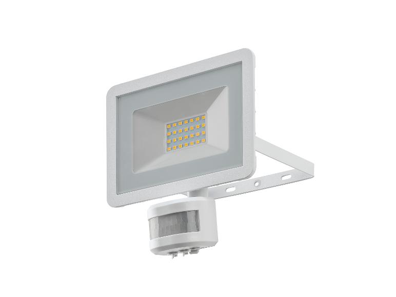 Witte LED-schijnwerper met bewegingssensor