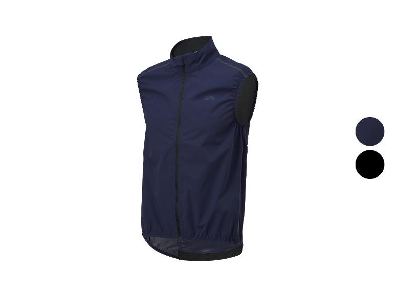 Mouwloze fietsvesten, verschillende kleuren.