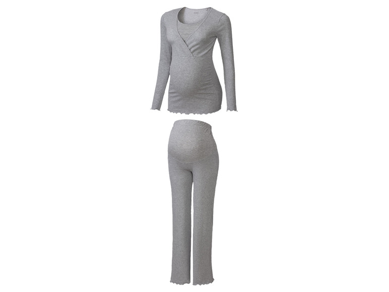 Aller en mode plein écran esmara® Pyjama de grossesse, adapté à l’allaitement - Photo 12