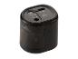 Taille-crayon électrique noir avec deux trous pour crayons de 6-8 mm et 9-12 mm.