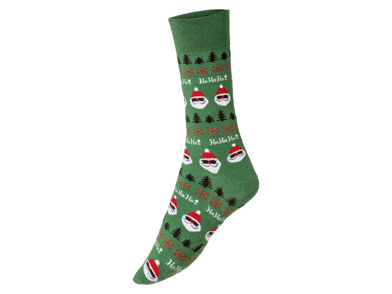 Aller en mode plein écran LIVERGY® Set de 5 paires de chaussettes de Noël dans une boîte cadeau - Photo 4