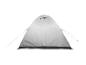 Grijze kampeertent, perfect voor outdoor avonturen.