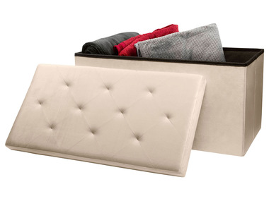 LIVARNO home Banc-coffre avec espace de rangement, 96 l