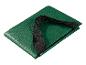 Bâche verte pliée avec sangle noire