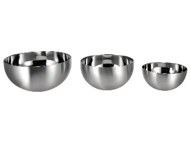 Set de saladiers en acier inoxydable, 3 pièces SILVERCREST®