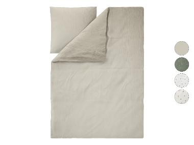 LIVARNO® Housse de couette en mousseline, 140 x 200 cm