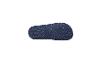 Blauwe zwembadsandaalzool met antislip patroon.