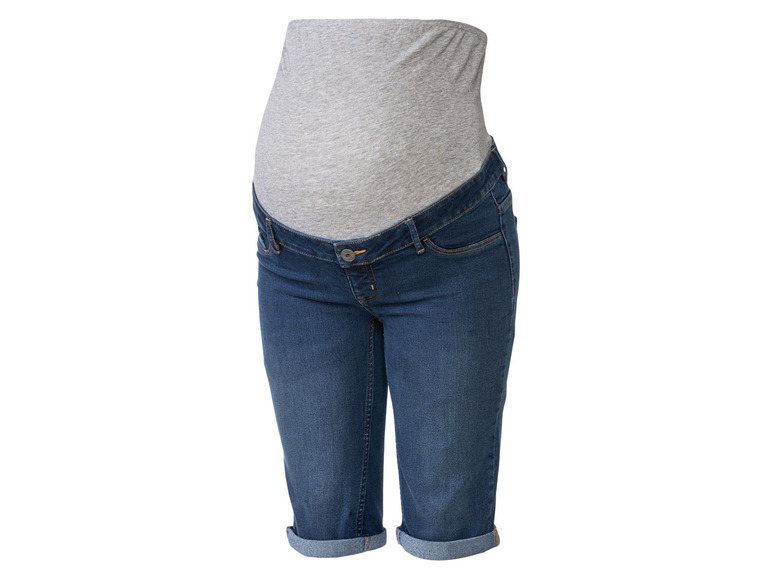 Ga naar volledige schermweergave: esmara® Zwangerschapsshort in jeans - afbeelding 2