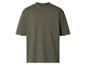 T-shirt simple vert foncé à manches courtes et col rond