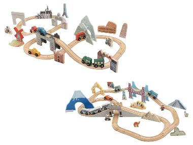 Circuit de train en bois pour enfants lupilu®
