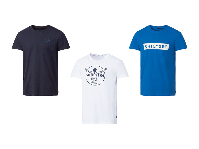 Ga naar volledige schermweergave: Chiemsee Katoenen t-shirt met logo - afbeelding 1
