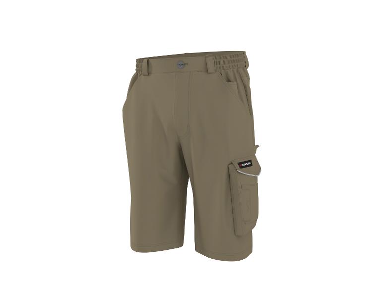 Short cargo beige PARKSIDE avec ceinture élastique et poches latérales