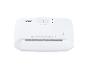 Witte TRONIC papiervernietiger met bedieningsknoppen en LED-indicatoren.