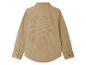 Beige longsleeve shirt met knopen.